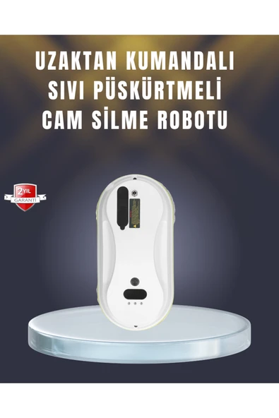 2800 Pa Güçlü Emişli Akıllı Cam Temizleyici Robot ürün görseli 1
