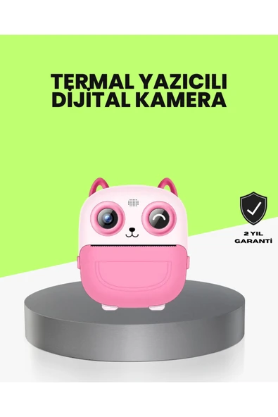 Termal Baskı Özellikli Çocuk Kamerası 1080P Video Destekli ürün görseli 1