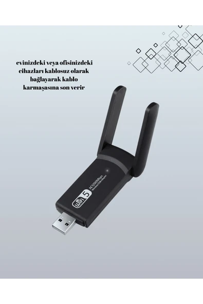 AC1200 USB WiFi Adaptör - Resim 3