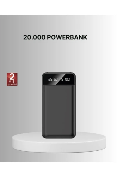 Taşınabilir 20.000 mAh Hızlı Şarj Powerbank 4 Çıkışlı ürün görseli 1