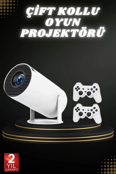 Taşınabilir Android Projeksiyon Ayaklı Çift Kollu 4K Çözünürlüklü Sinema Projeksiyonu ürün görseli 1