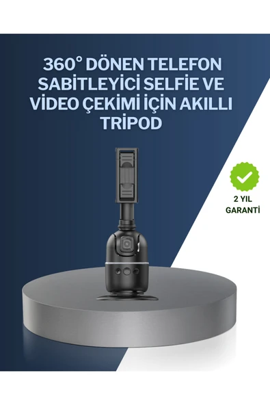 Canlı Yayın ve Video Çekimleri İçin Otomatik Yüz Takipli Masaüstü Gimbal ürün görseli 1