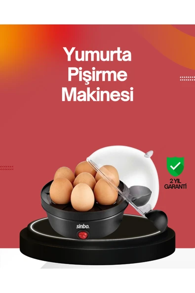 7 Yumurtalık Buharlı Yumurta Pişirme Cihazı Otomatik Kapanma Özellikli ürün görseli 1