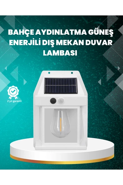 Çok Modlu Güneş Enerjili Bahçe ve Balkon Lambası ürün görseli 1