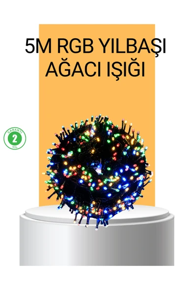 Dekoratif LED Çelenk Işık 8 Farklı Aydınlatma Modu ürün görseli 1