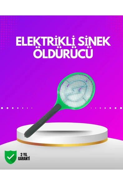 İç ve Dış Mekan Elektrikli Sinek Öldürücü | Hafif ve Ergonomik Tasarım ürün görseli 1
