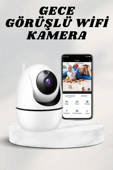 Wifi Kamerası Kablosuz Wifi Güvenlik Kamerası ürün görseli 1