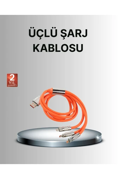 Dayanıklı Hızlı Şarj Kablosu – Esnek, Kırılmaz ve Yüksek Hızlı Veri Aktarım Destekli ürün görseli 1