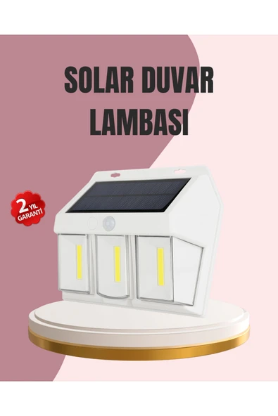 Güneş Enerjili Bahçe ve Duvar Aydınlatma – BK-618-3 LED Lamba ürün görseli 1