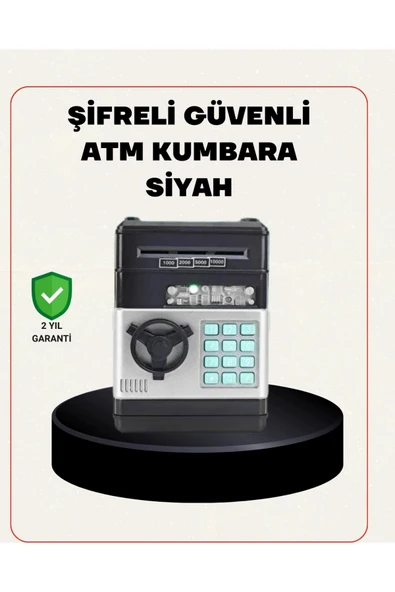Para Kasası Görünümlü Elektronik Şifreli Kumbara ürün görseli 1