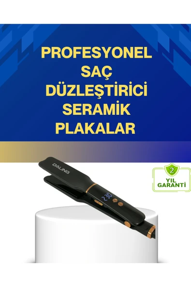 Seramik Plakalı Daling Saç Düzleştirici Kırılma ve Dolanma Önleyici ürün görseli 1