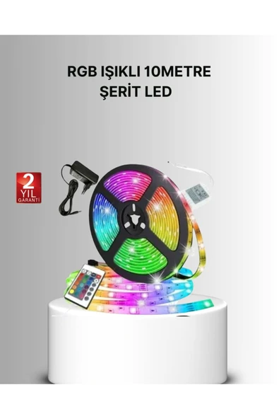 Uzaktan Kumandalı RGB Smart Şerit LED Işık Esnek ve Taşınabilir Dekorasyon ürün görseli 1