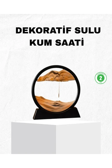 Dekoratif Kum Saati – Şık Masa Üstü Aksesuar, Dayanıklı Malzeme, Modern ve Klasik Tasarım ürün görseli 1