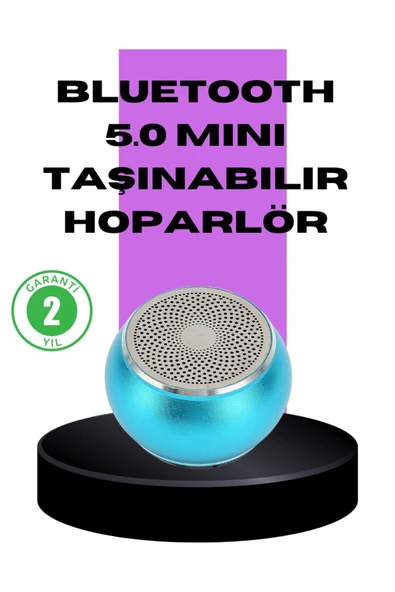 Taşınabilir Mini Bluetooth Hoparlör 9m Menzil Dahili Mikrofon ürün görseli 1