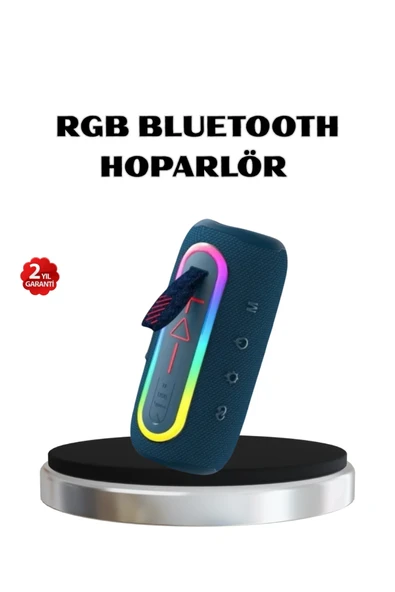 Mini Mavi Bluetooth Hoparlör Şık Görünüm ve Taşınabilir Güçlü Ses ürün görseli 1