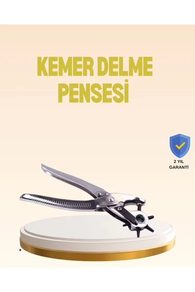 Profesyonel Deri Delme Pensesi Döner Başlıklı Kemer Delici 6 Fonksiyonlu ürün görseli 1