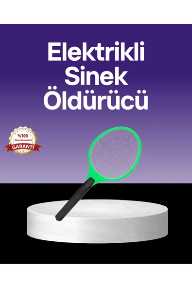 Çocuk ve Evcil Hayvan Dostu Elektrikli Sinek Raketi | Güvenli Kullanım ürün görseli 1