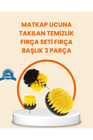 Matkap Ucu Fırça Seti Halı Fayans Zemin Temizliği ürün görseli 1