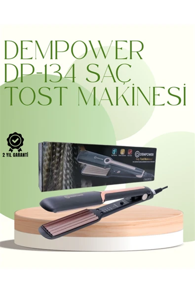 DP-134 Saç Tost Makinesi 220°C Isı Ayarlı, 360° Dönebilen Kablo ürün görseli 1