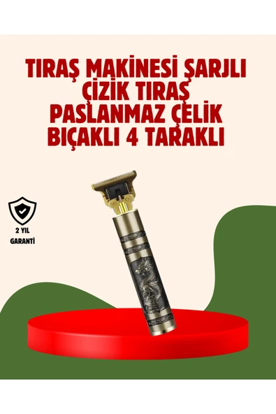 USB Şarjlı Kablosuz Saç Kesme Cihazı ürün görseli 1