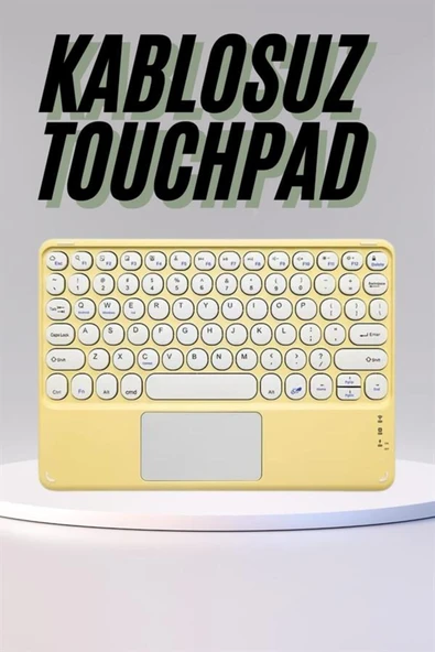 Profesyonel Wifi Q Klavye Bluetooth Klavye Touchpad 10.8 Inç - Resim 2