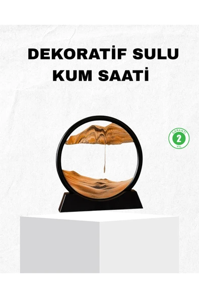Dekoratif Kum Saati – Şık Masa Üstü Aksesuar, Dayanıklı Malzeme, Modern ve Klasik Tasarım ürün görseli 1