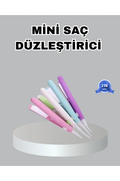 Mini Seramik Saç Düzleştirici – Kompakt Boy, 180°C Hızlı Isınma, Seyahat Tipi ürün görseli 1