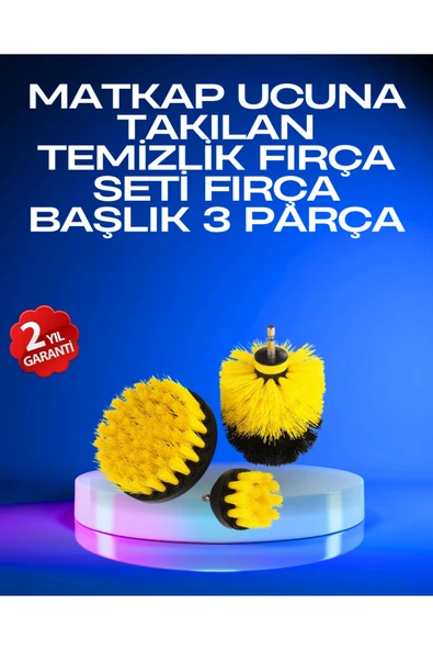 Profesyonel Matkap Ucu Temizlik Fırçası 3’lü Set ürün görseli 1