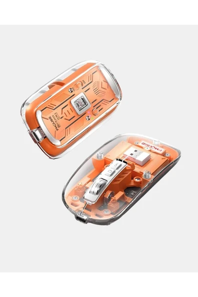 Kablosuz Çift Modlu Mouse – Bluetooth 5.0 + 2.4GHz - Resim 3