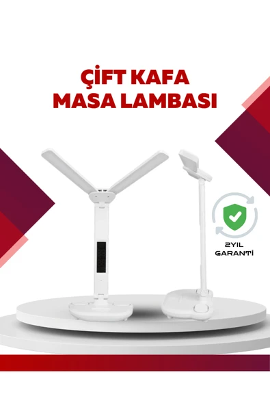 Göz Koruyucu LED Okuma Lambası | Titreşimsiz Işık, Kalemlik ve Stand Fonksiyonlu ürün görseli 1