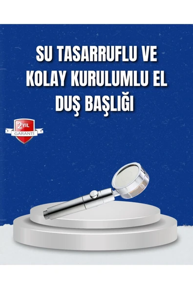 Şelale Sisi ve Masaj Özellikli Banyo Duş Başlığı ürün görseli 1
