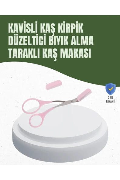 Hassas Kesim İçin Kavisli Yüz Bakım Makası ürün görseli 1