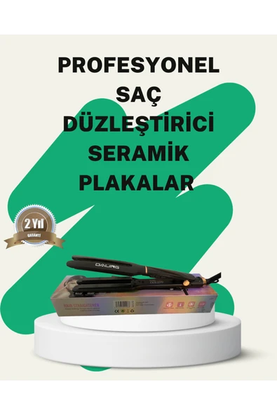Daling Profesyonel Saç Düzleştirici Seramik Yüzey Tüm Saç Tipleri İçin ürün görseli 1