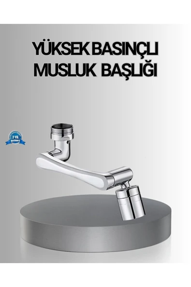 1080° Dönebilen Musluk Başlığı Robotik Kol Havalandırıcı Çok Yönlü Su Yönlendirme ürün görseli 1