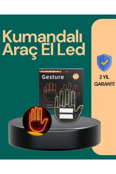 Kablosuz Kumandalı LED Jest Işığı – 3 Modlu Araba Arkası Mesaj Işığı, 203 LED ile Yüksek Parlaklık ürün görseli 1