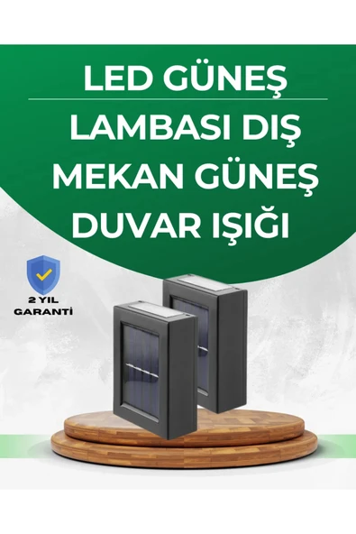 Şeffaf Abajurlu Duvar Tipi Solar Işık ürün görseli 1