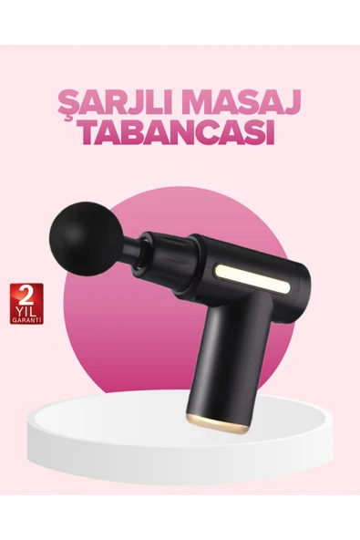Profesyonel Masaj Tabancası 6 Kademeli Derin Kas Terapisi 4 Başlıklı Şarjlı Sessiz Motor ürün görseli 1