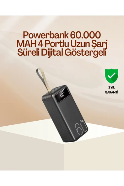 Tüm Cihazlara Uyumlu Çoklu Çıkışlı Powerbank ürün görseli 1