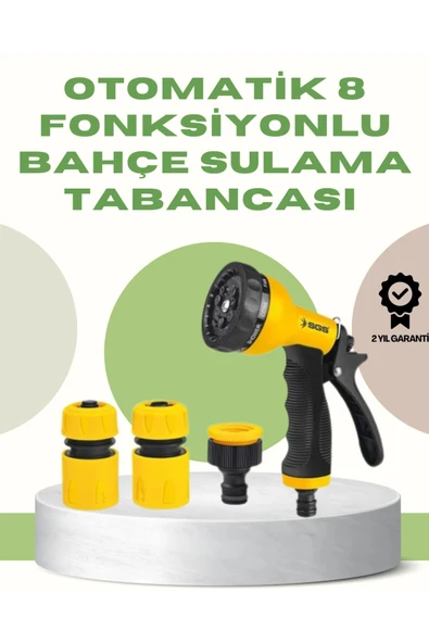 Çok Fonksiyonlu Bahçe Sulama Tabancası Ergonomik Basınçlı Sprey ürün görseli 1