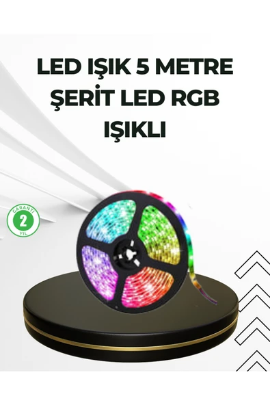 Dekoratif Kumandalı Şerit LED 5 Metre ürün görseli 1