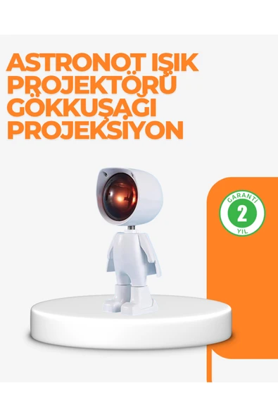 USB Şarjlı Taşınabilir Gün Batımı Projektör Lambası ürün görseli 1