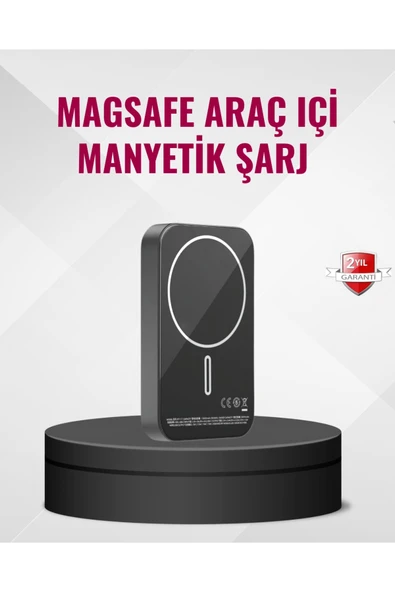MagSafe Araç Telefon Tutucu 15W Hızlı Şarj Type-C Girişli ürün görseli 1