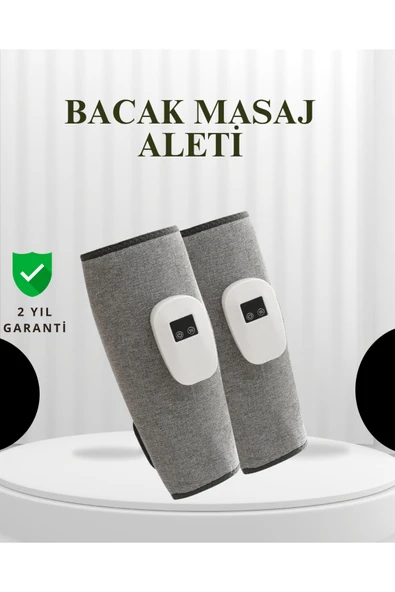 Şarjlı Isıtmalı Baldır Masaj Aleti – 3 Hava Basınçlı, Titreşimli ve Akıllı Zamanlayıcılı ürün görseli 1