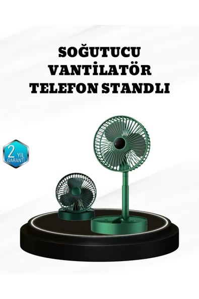 Taşınabilir Şarjlı Mini Fan – Katlanabilir Gövde, 3 Hız Kademesi ürün görseli 1