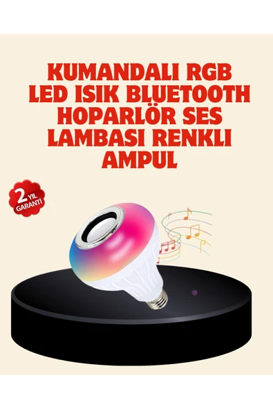 Bluetooth Bağlantılı RGB LED Ampul – Şık ve Fonksiyonel ürün görseli 1