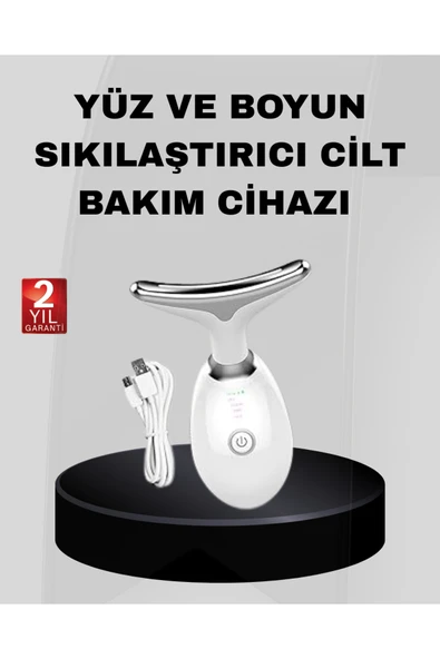 Kablosuz Şarjlı Yüz Sıkılaştırıcı Cihaz EMS Mikro Akım Anti-Aging Masaj Aleti ürün görseli 1