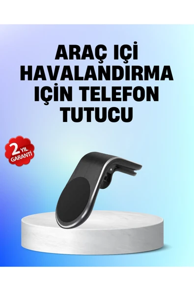 Manyetik Araç Telefon Tutucu – 360° Döner Kalorifer Petekli ürün görseli 1