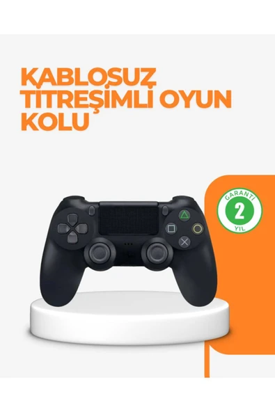 PS4 Uyumlu Kablosuz Oyun Kolu – Titreşimli, Şarjlı ve Ergonomik ürün görseli 1