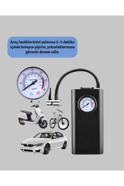 Elektrikli Lastik Pompası - Resim 2