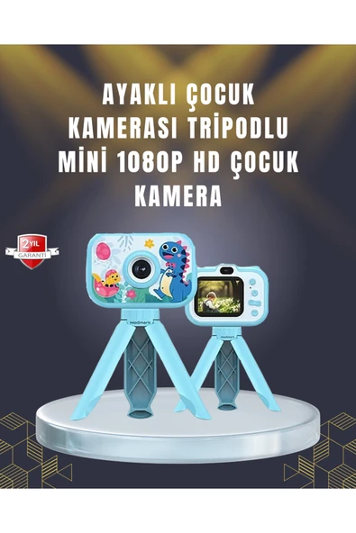 2 inç Ekranlı Çocuk Kamerası – Çizgi Film Efektli ve Müzik Çalar Özellikli ürün görseli 1